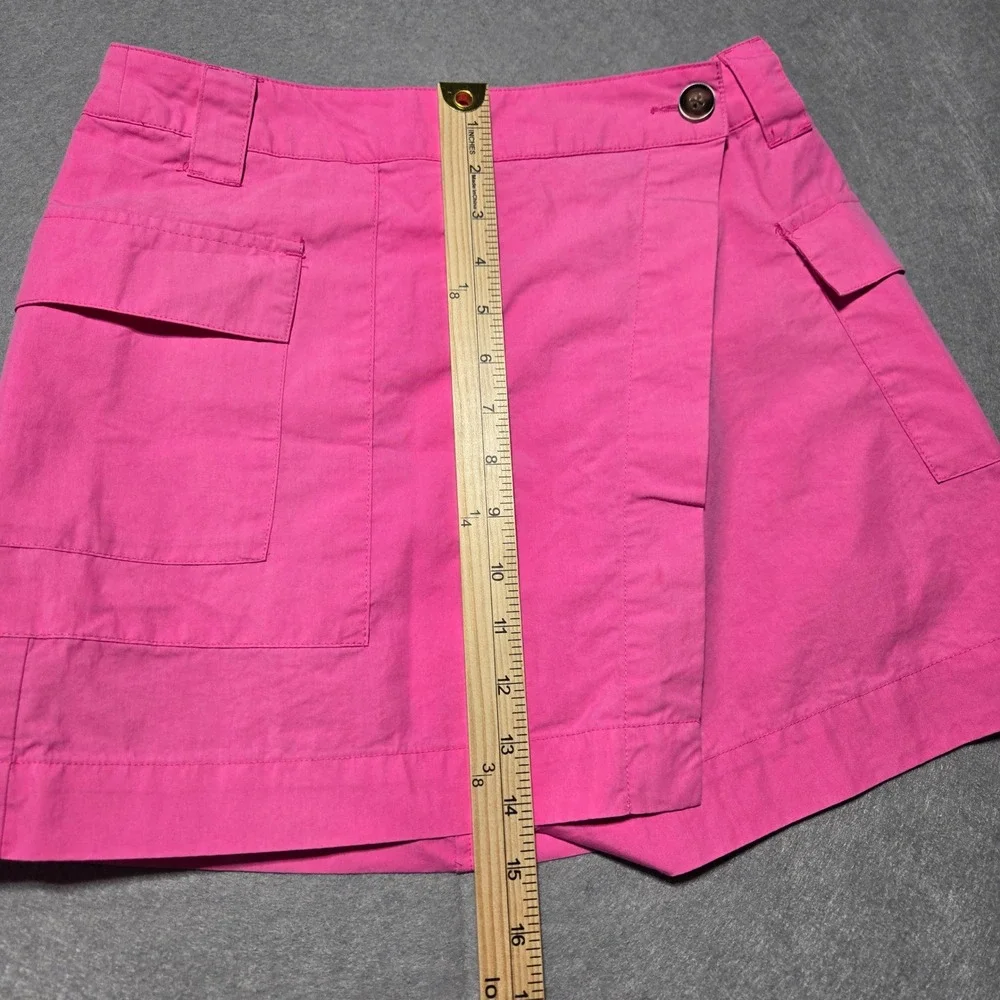 Future Collective‎ Gabriella Karefa-Johnson Pink Cargo Wrap Skort Womens 2 Mini